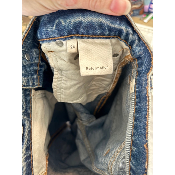 Reformation Julia High Rise Cigarette Jeans - Picture 7 of 7